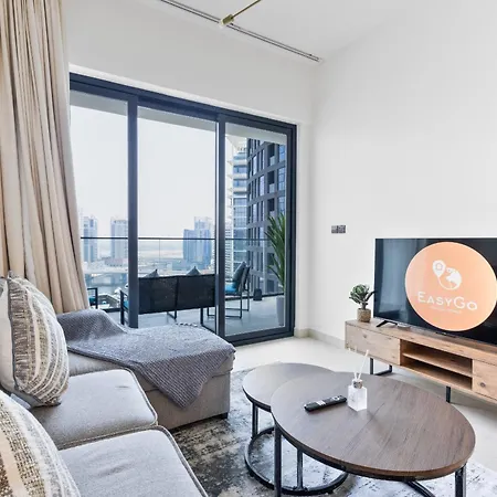 Easygo - Binghatti Canal Burj Khalifa View 1 Bedroom Dubai Exterior photo