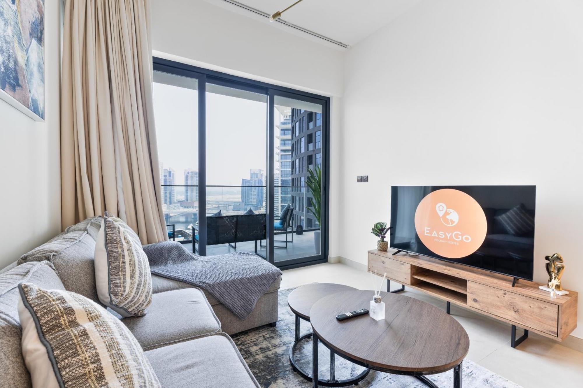 Easygo - Binghatti Canal Burj Khalifa View 1 Bedroom Appartement